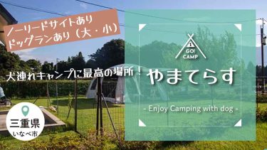 【やまてらす】ドッグランサイトが充実！愛犬に最高なキャンプ場をブログでご紹介！